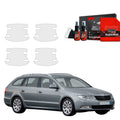 Folie de protecție 4în1 pentru mânerele ușilor - Skoda Superb 2 Combi (2009-2013)