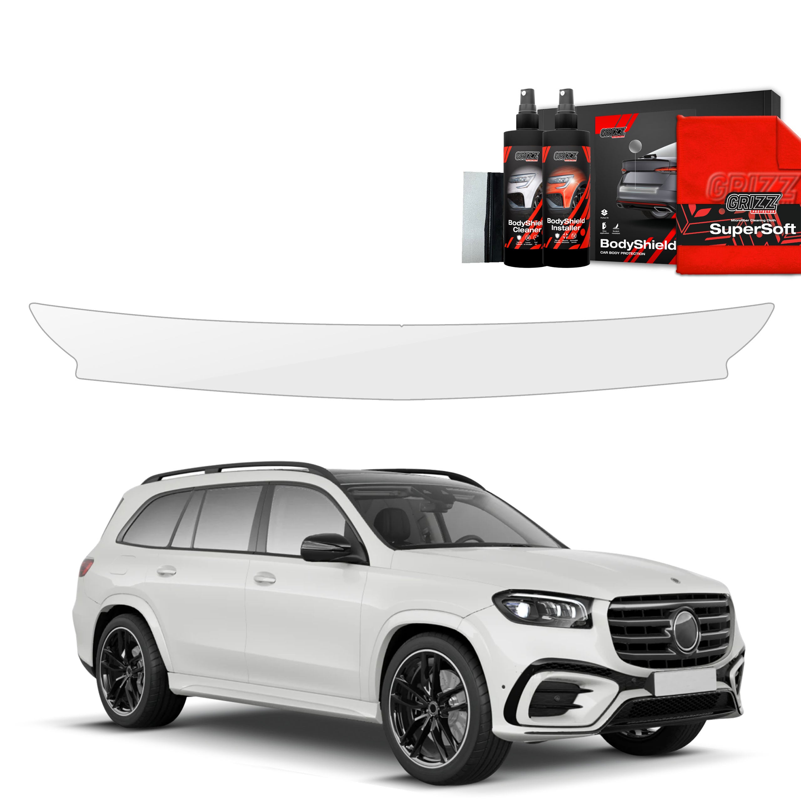 Folie de protecție pentru marginea portbagajului - Mercedes GLS 450d (2023-2025)