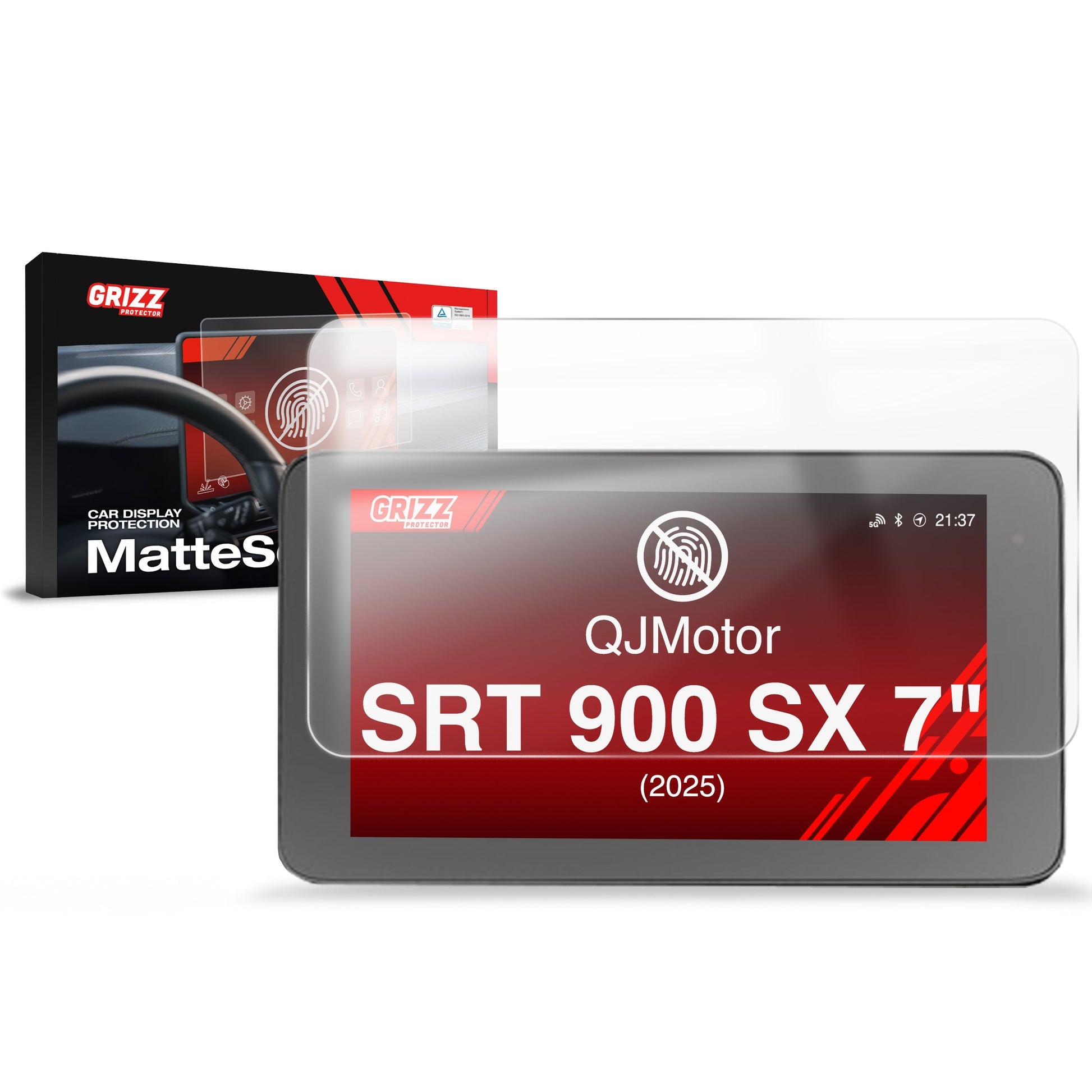 Folie de protecție pentru ecran pentru QJMotor SRT 900 SX 7" (2025) Anti-Amprentă, Mată