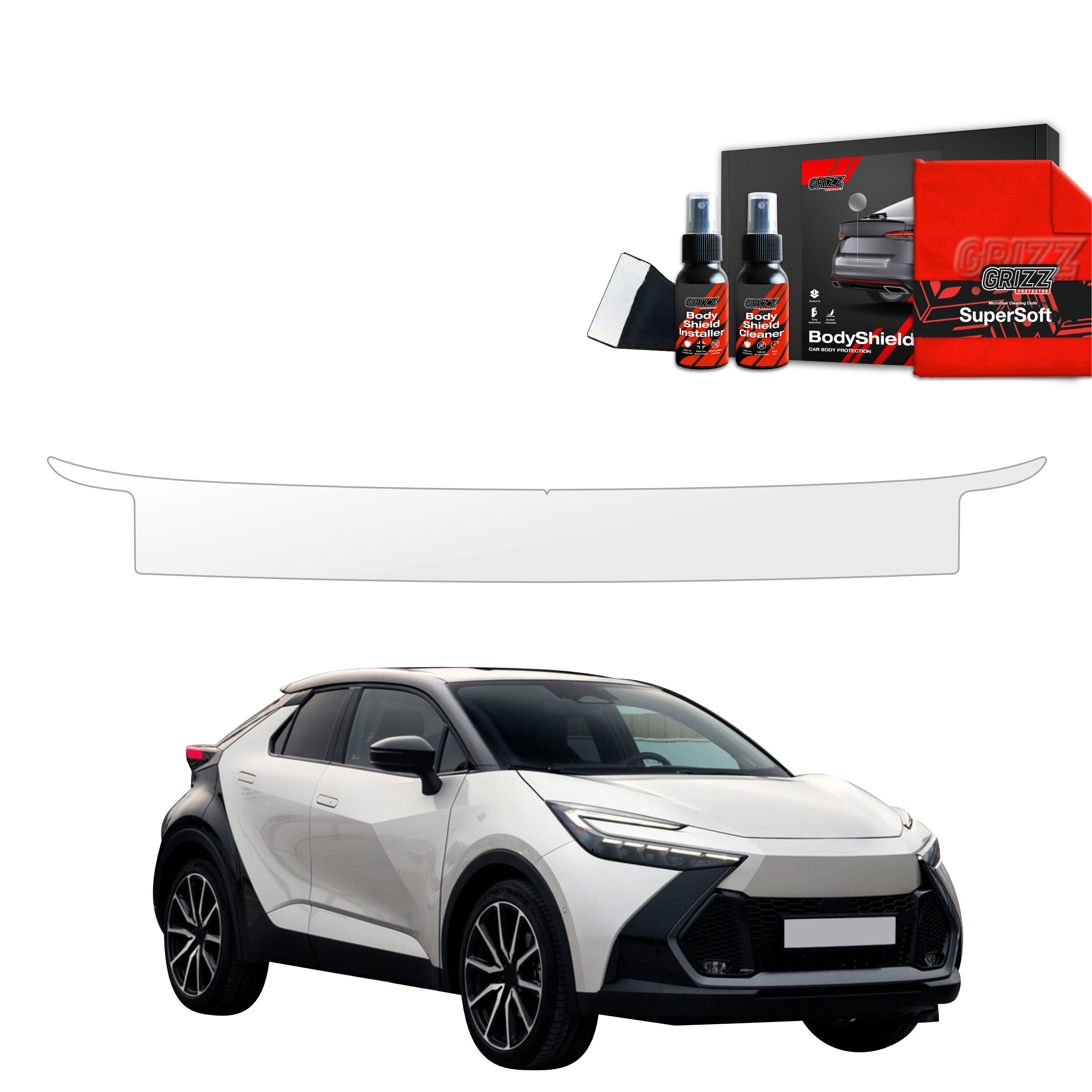 Folie de protecție pentru marginea portbagajului - Toyota C-HR (2023-2025)