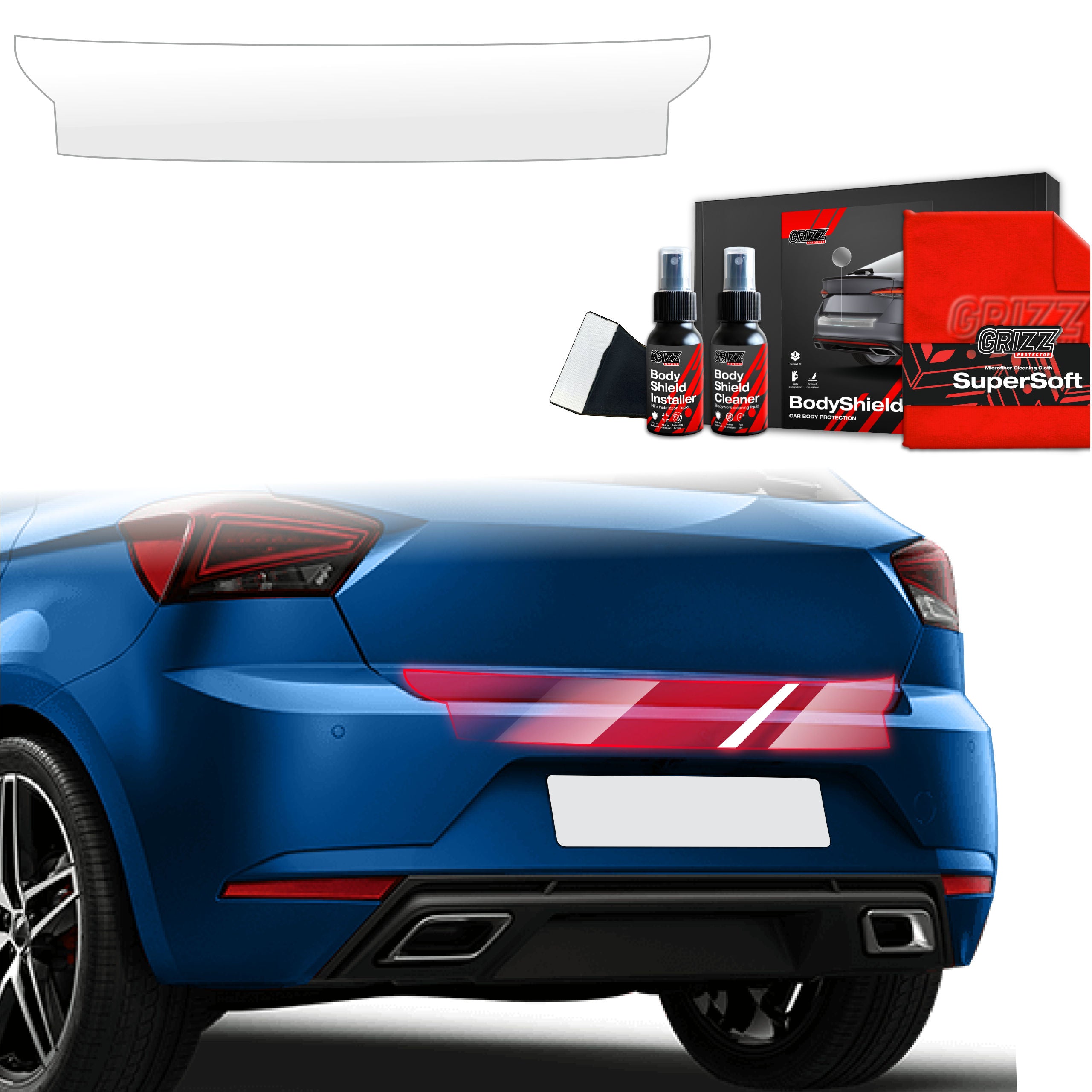 Folie de protecție pentru marginea portbagajului - Seat Ibiza (2021-2025)