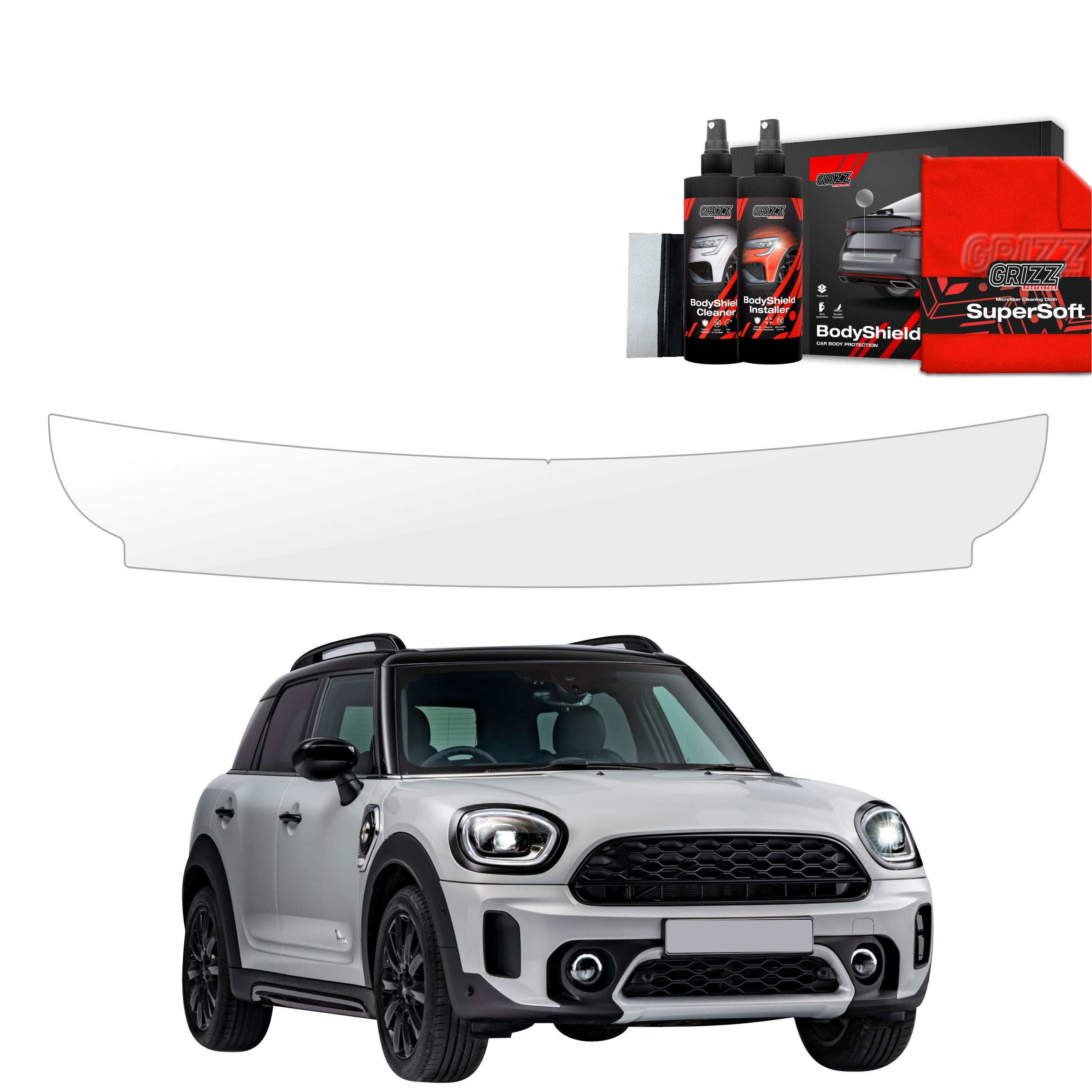 Folie de protecție pentru marginea portbagajului - Mini Countryman (2023- 2025)