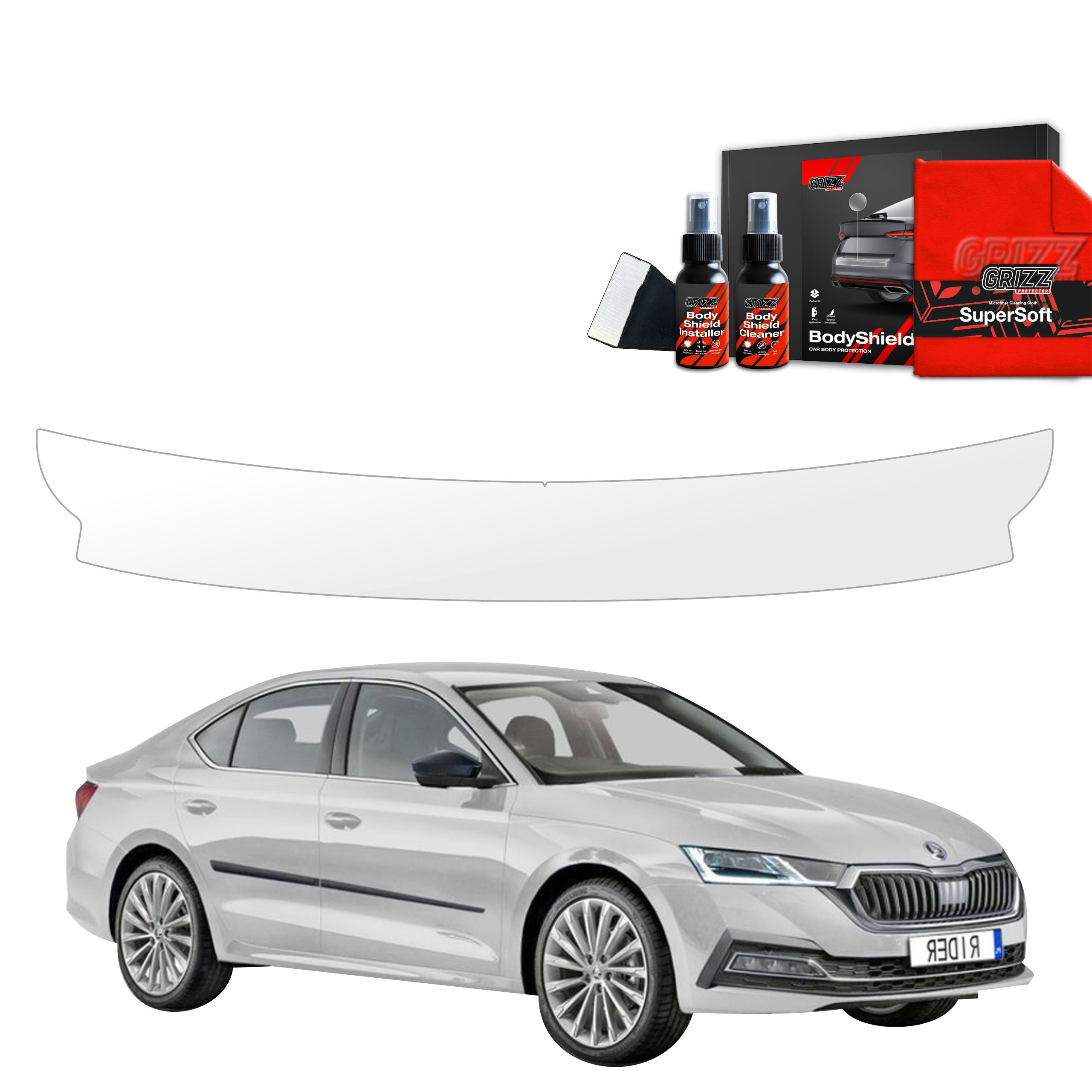 Folie de protecție pentru pragul portbagajului - Skoda Octavia 4 Hatchback (2019-2024)