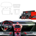 8în1 folii de protecție pentru consola centrală și bord - VW Passat B8 (2020-2023) mat