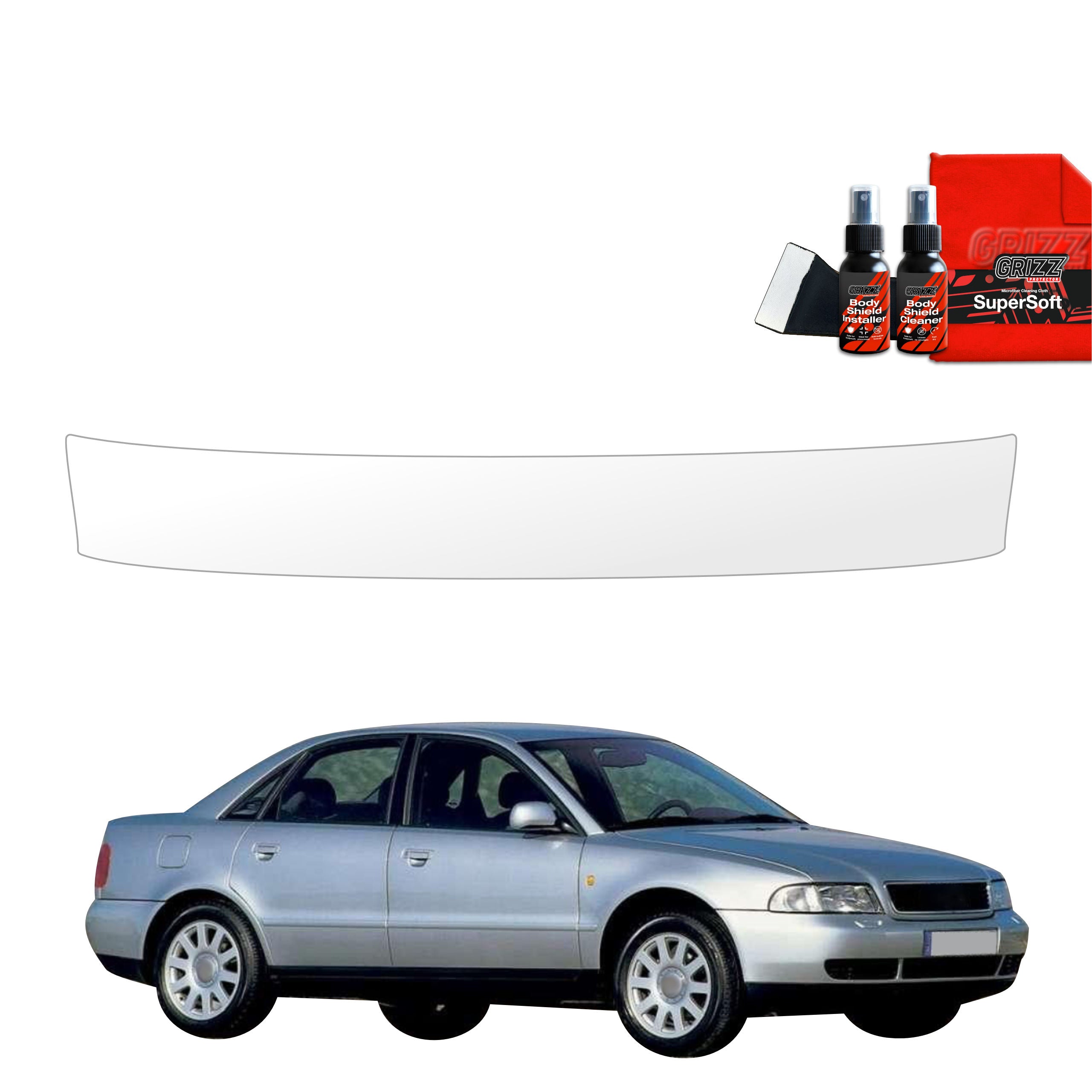 Folie de protecție pentru pragul portbagajului - Audi A4 B5 Sedan (1994-2001)
