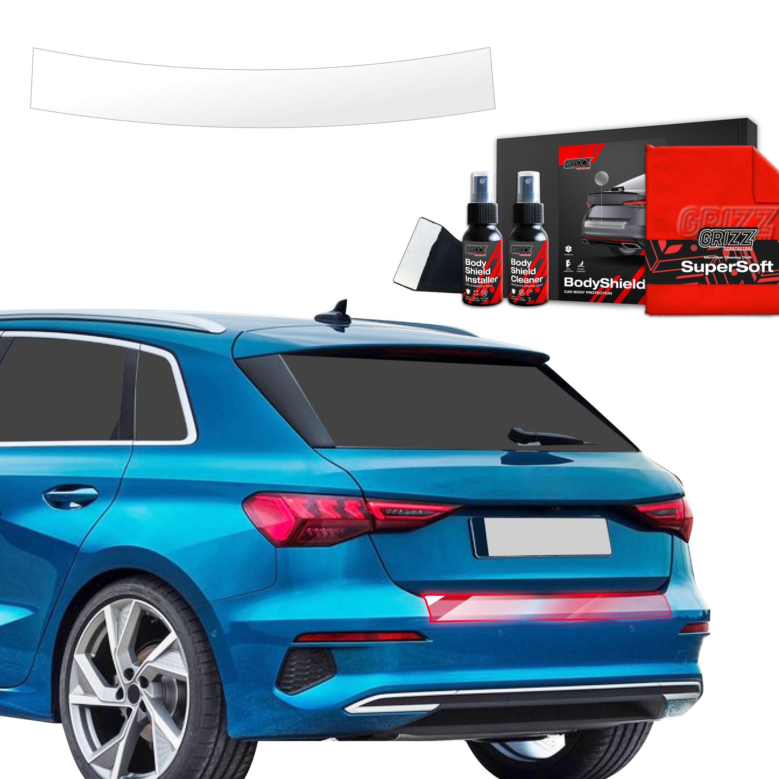 Folie de protecție pentru marginea portbagajului - Audi A3 8Y Sportback (2020-2023)