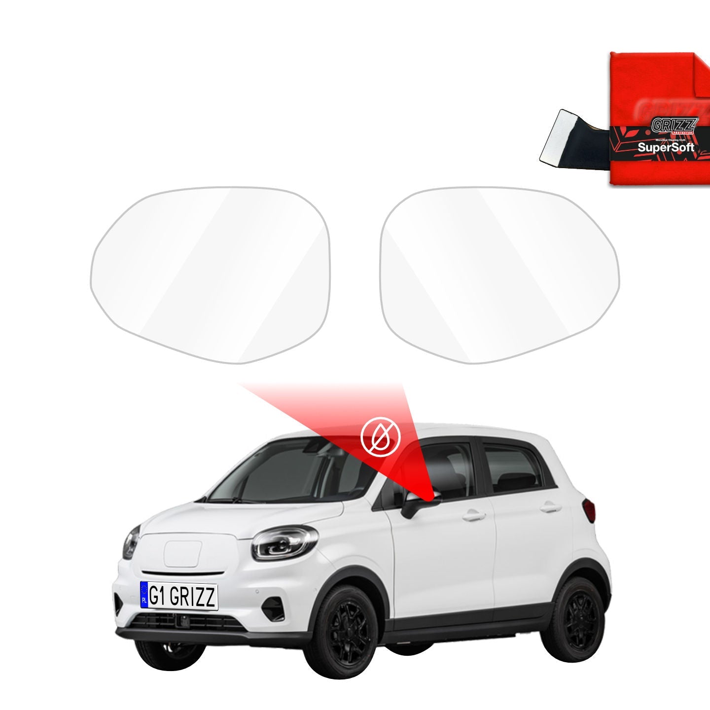 Folie de protecție împotriva ploii pentru oglinzile exterioare - Leapmotor T03 (2025)