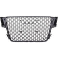 Grila sport tip plasă, neagră lucioasă, compatibilă cu Audi A5 B8, 2007-2011