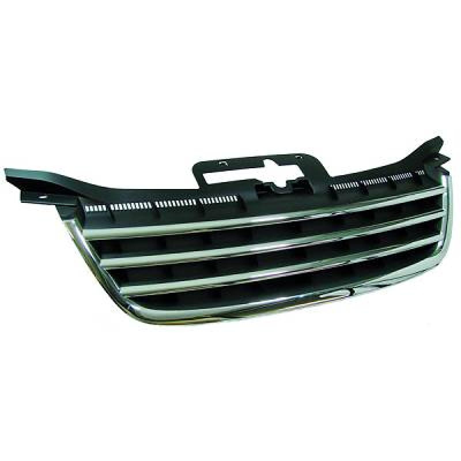 Grilă bară spate cu benzi cromate, compatibilă cu VW Touran 1T / Caddy 2K