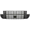 Grilă față sport fără insignă, compatibilă cu VW T6.1 Facelift, negru lucios, 2019-