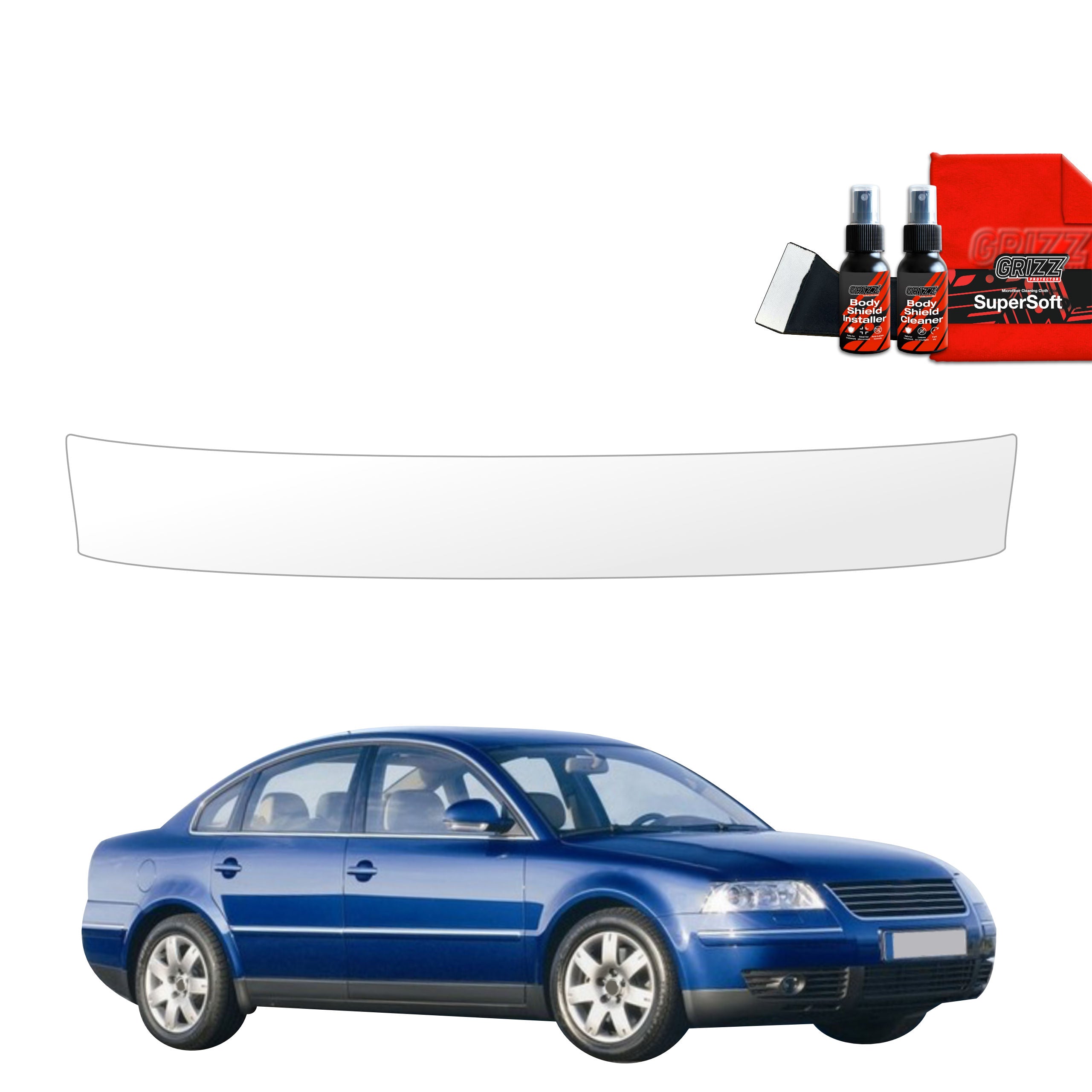Folie de protecție pentru marginea portbagajului - Volkswagen Passat B5 Sedan Facelifting (2000-2005)