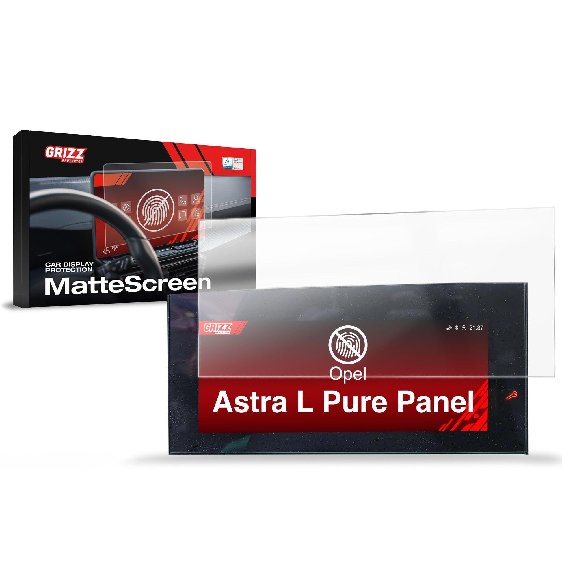 Folie de protecție pentru ecran Opel Astra L Pure Panel Virtual Cockpit (2021-2025) Anti-Amprentă, Mată