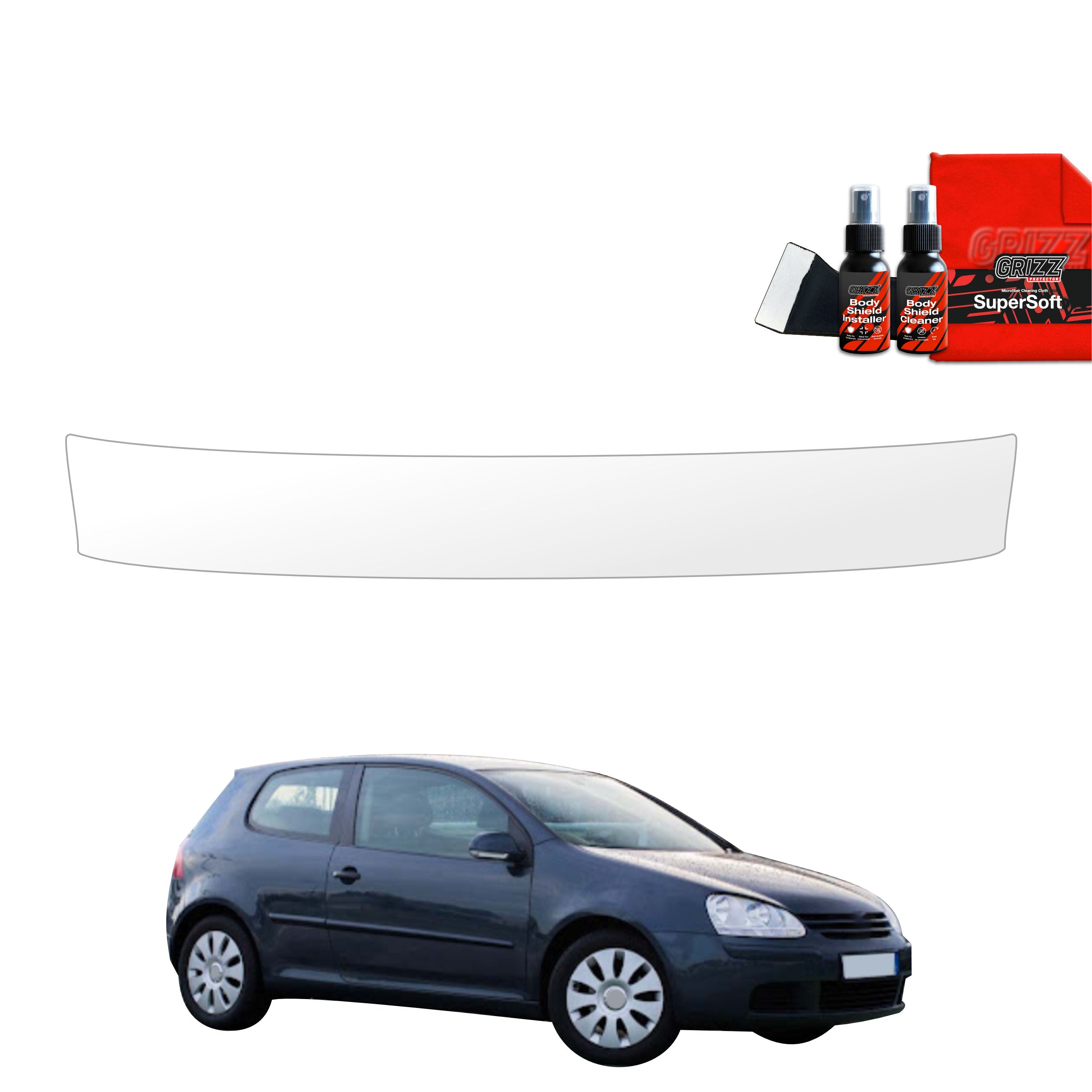 Folie de protecție pentru pragul portbagajului - Volkswagen Golf 5 Hatchback 3D (2003-2009)