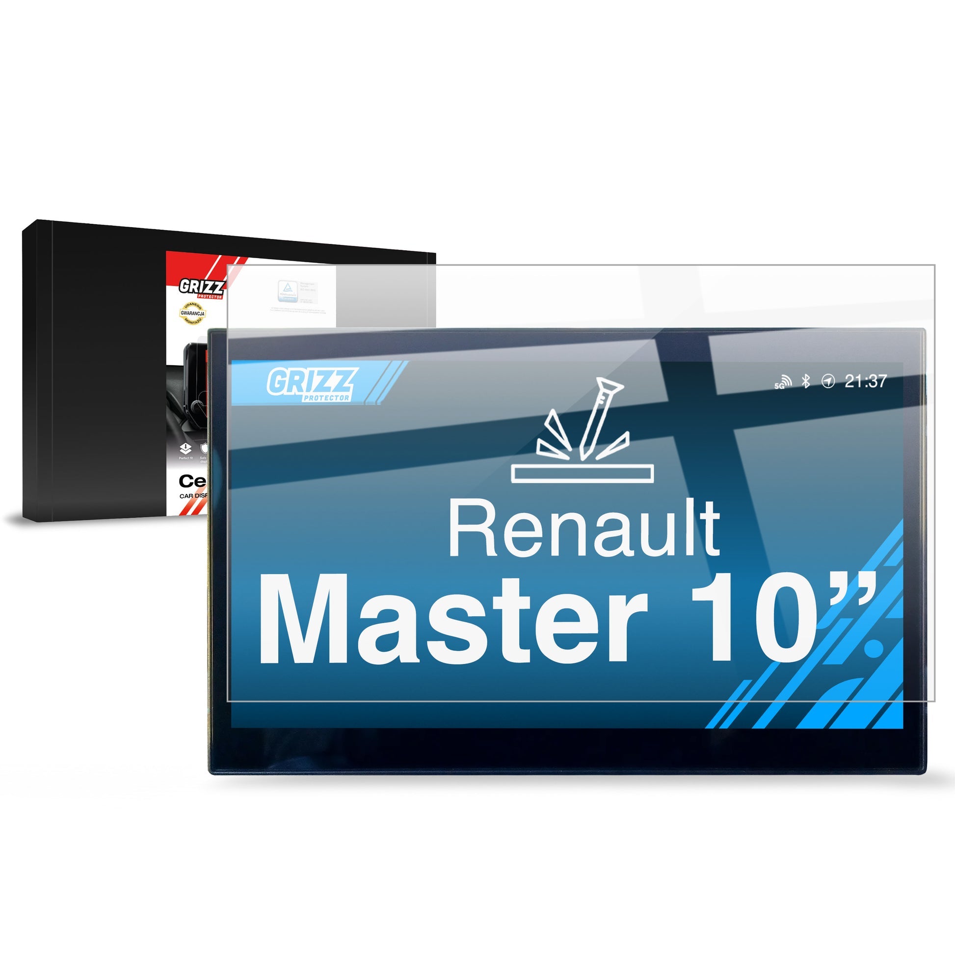Folie de protecție pentru ecran Renault Master 10" (2025-2026) folie pentru navigație, rezistentă la zgârieturi, clară