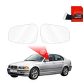 Folie de protecție împotriva ploii pentru oglinzile exterioare - BMW 3 E46 Sedan Pre-LCI (1998-2001)