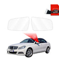Folie de protecție împotriva ploii pentru oglinzile exterioare - Mercedes Benz C Clasa W204 Sedan Facelifting (2011-2014)