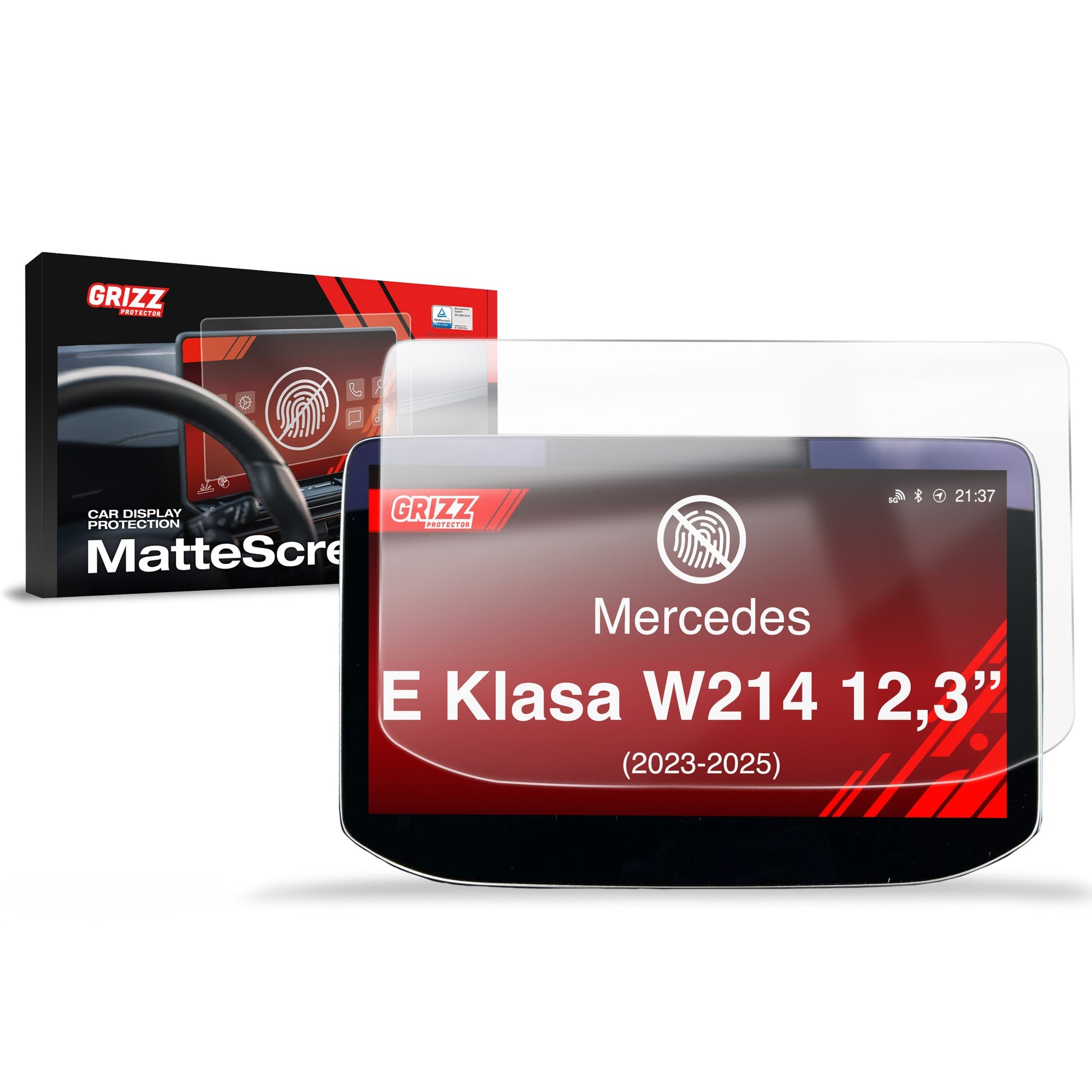 Folie de protecție pentru ecran pentru Mercedes E Clasa W214 Widescreen (2023-2025) Anti-Amprentă, Mată