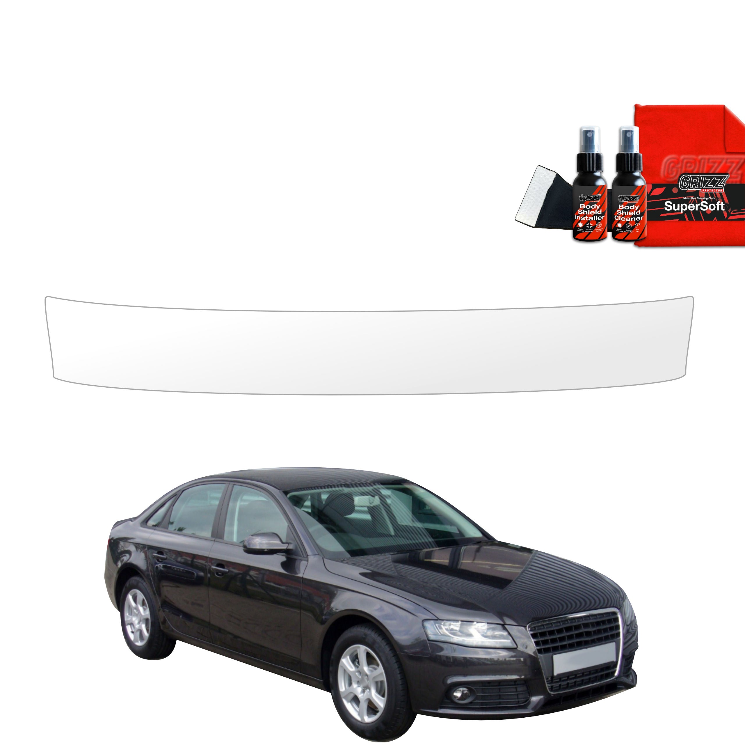 Folie de protecție pentru marginea portbagajului - Audi A4 B8 Sedan (2007-2011)