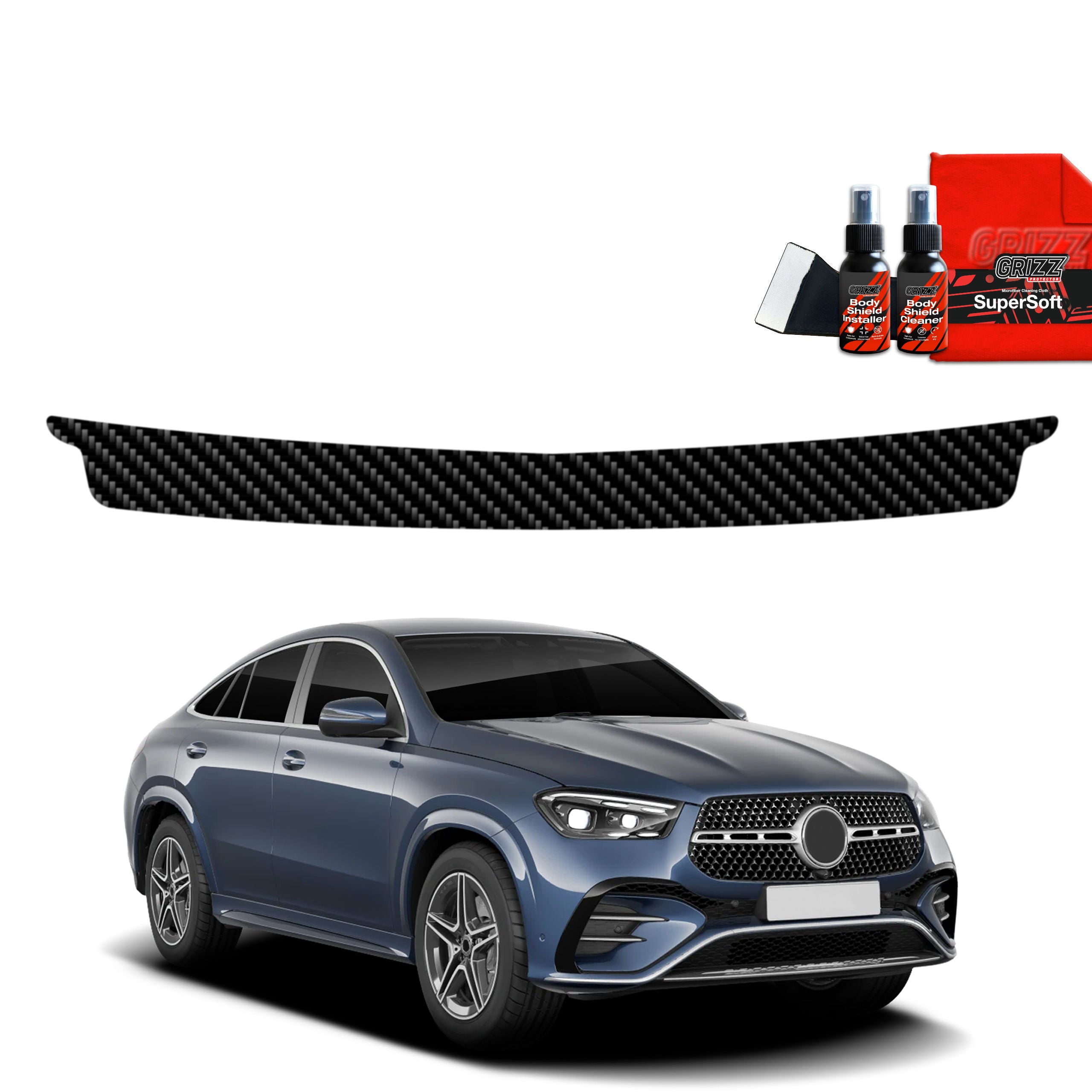 Folie de protecție din carbon pentru marginea de încărcare - Mercedes GLE 450d (2023-2025)