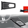 Folie de protecție 2în1 pentru consola centrală - Mercedes Clasa A W177 (2018-2025) aspect carbon lucios