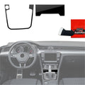 Folie de protecție 2în1 pentru consola centrală - Volkswagen Passat B8 Alltrack (2014-2023) Negru lucios