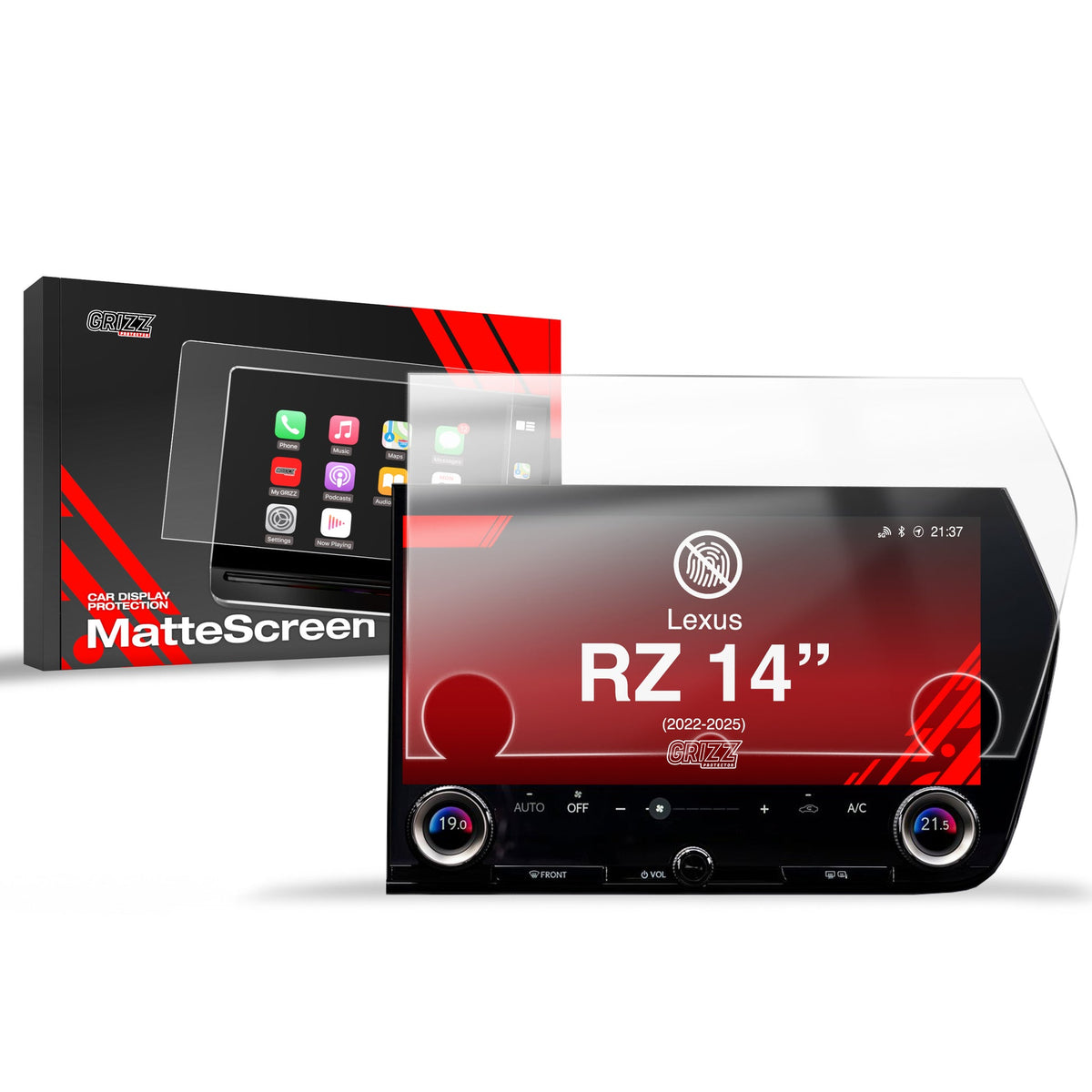 Folie de protecție pentru ecran Lexus RZ 14" (2022-2025) Anti-Amprentă, Mată