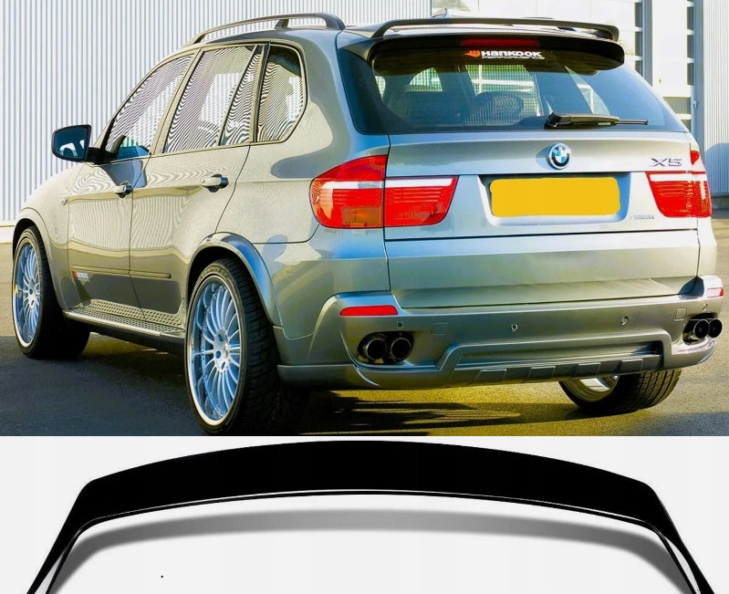 SPOILER ARIPA BMW X5 E70 NEGRU LUCIOS