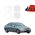 Folie de protecție 4în1 pentru adânciturile mânerelor ușilor - Mercedes Benz C Clasa W204 Sedan (2007-2011)