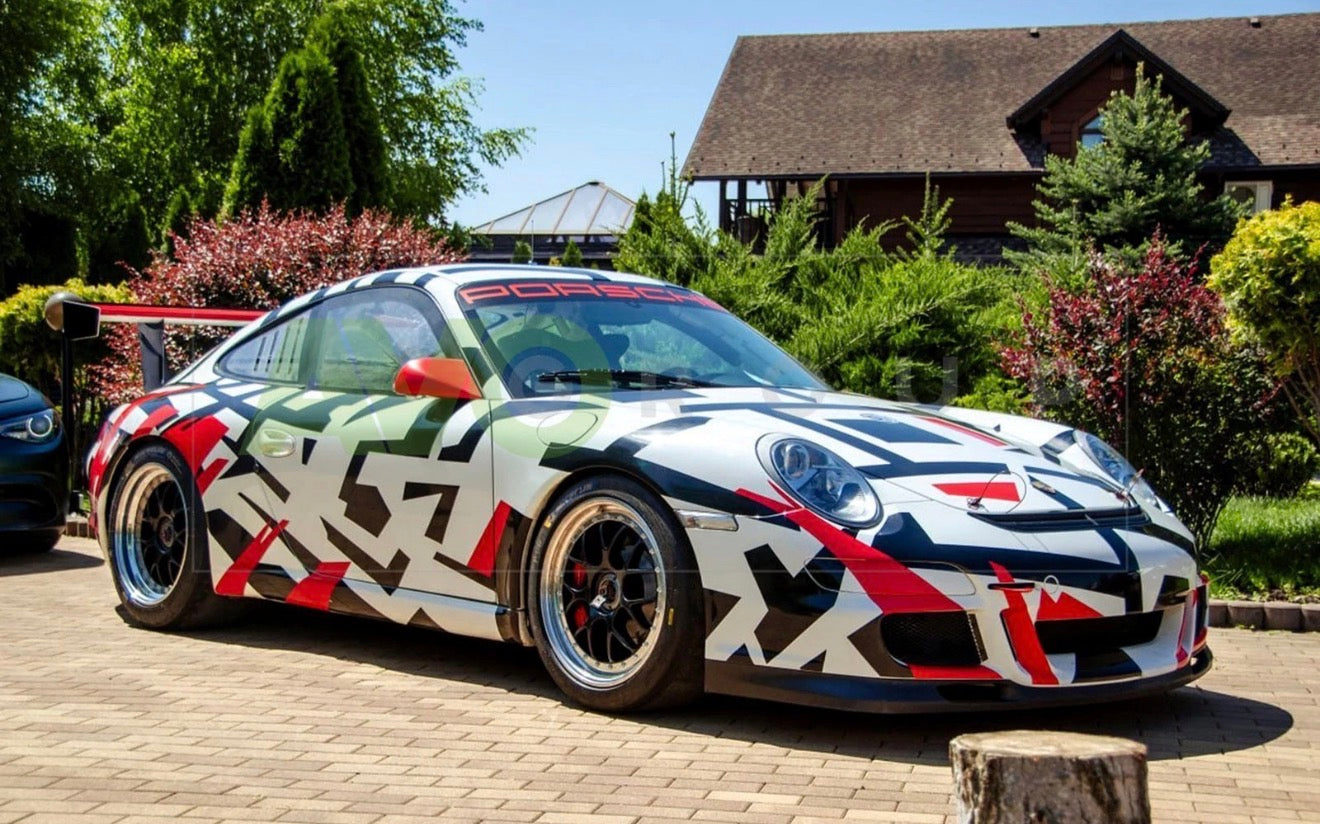 Grilă bară față GT3, grilă capotă, grilă sclipici pentru Porsche 986 Boxster / 911 (996/997) TFB TUNING