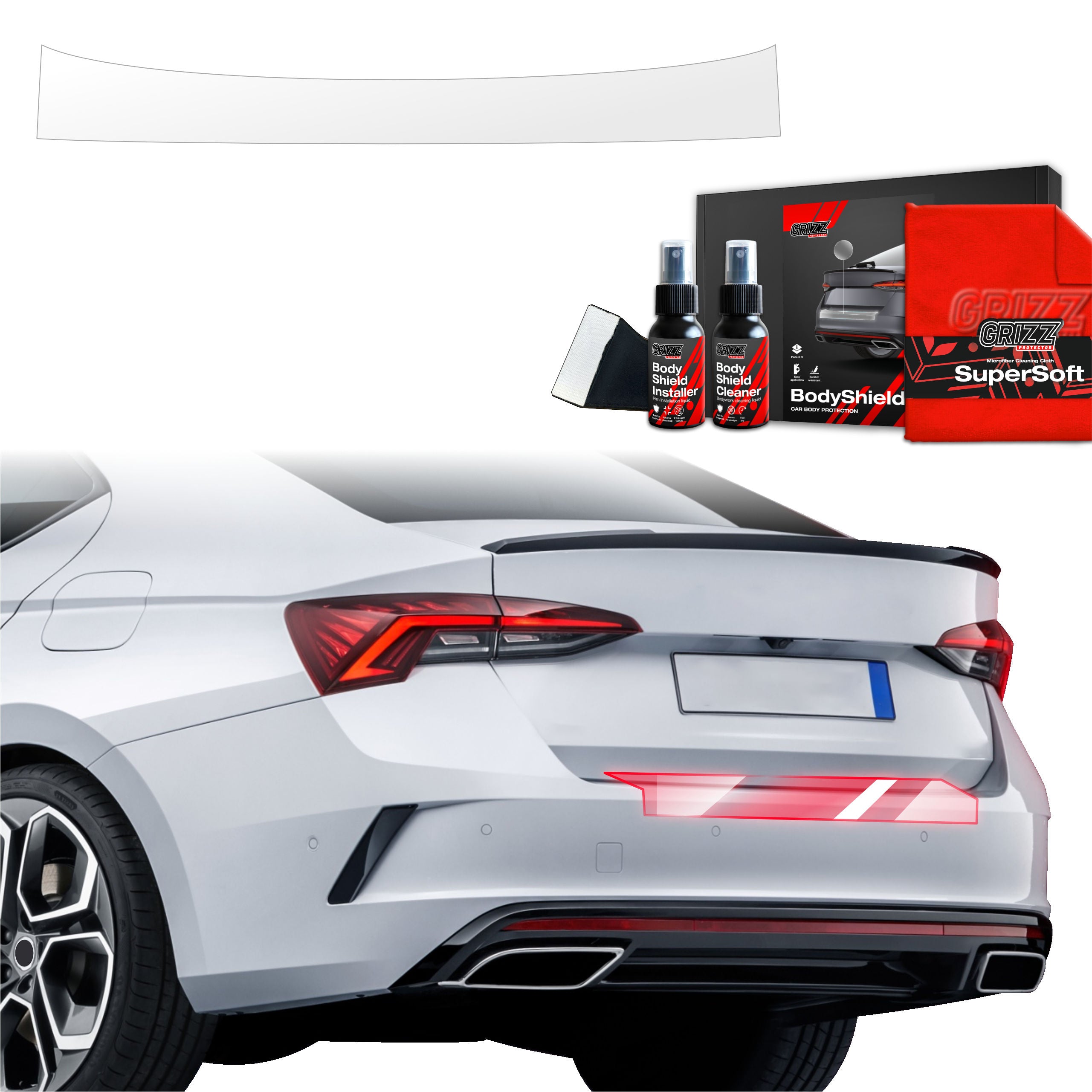 Folie de protecție pentru pragul portbagajului - Skoda Octavia 4 Hatchback Facelifting (2024-2025)