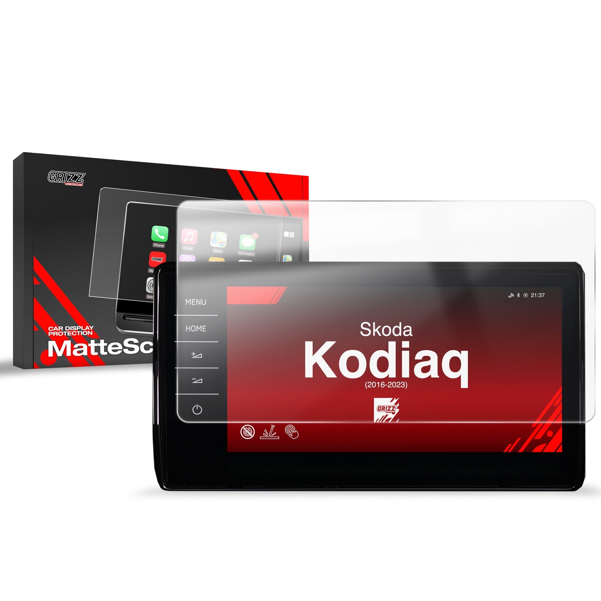 Folie de protecție pentru ecran Skoda Kodiaq 9,2" Columbus (2016-2023) Anti-Amprentă, Mată