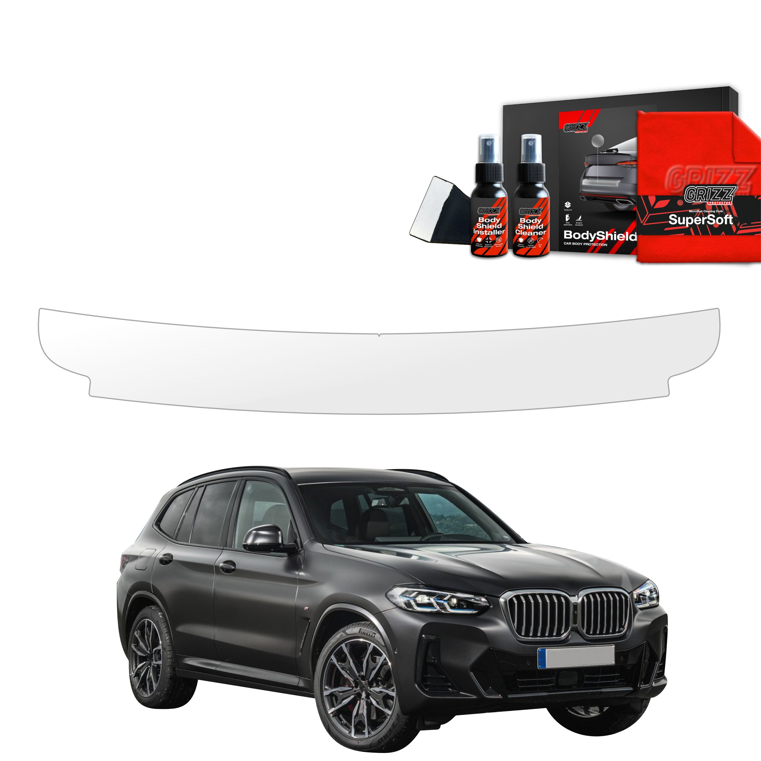 Folie de protecție pentru marginea portbagajului - BMW X3 (2021-2024)