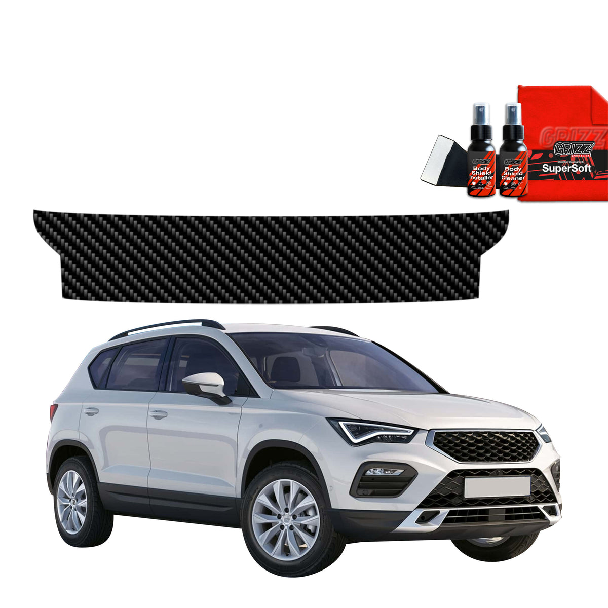 Folie de protecție din carbon pentru marginea de încărcare - Seat Ateca (2020-2025)