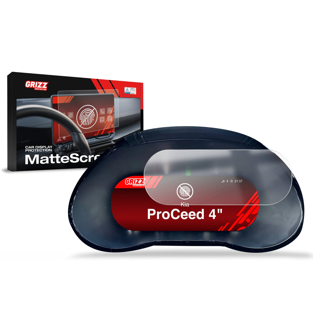 Folie de protecție pentru ecran pentru Kia ProCeed Virtual Cockpit (2018-2024) Anti-Amprente, Mată