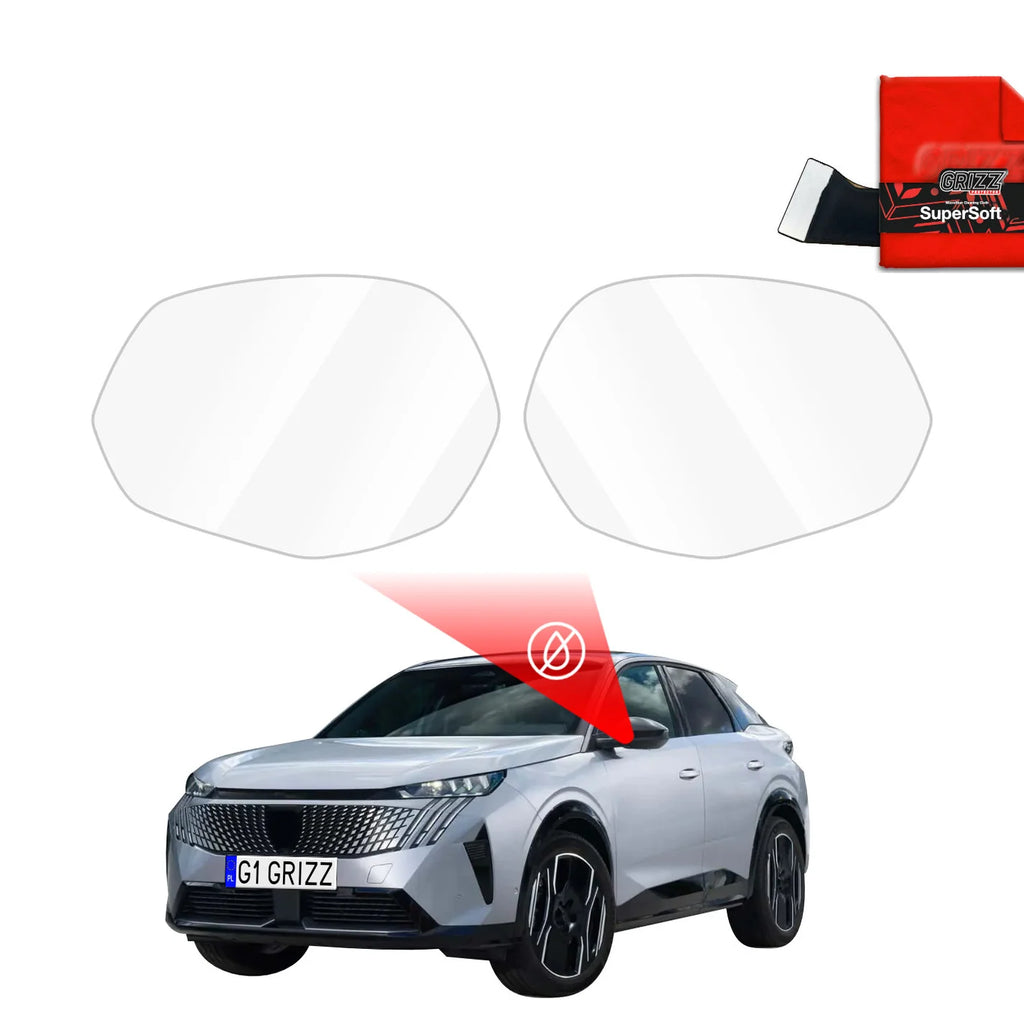 Folie de protecție împotriva ploii pentru oglinzile exterioare - Peugeot 3008 (2025)