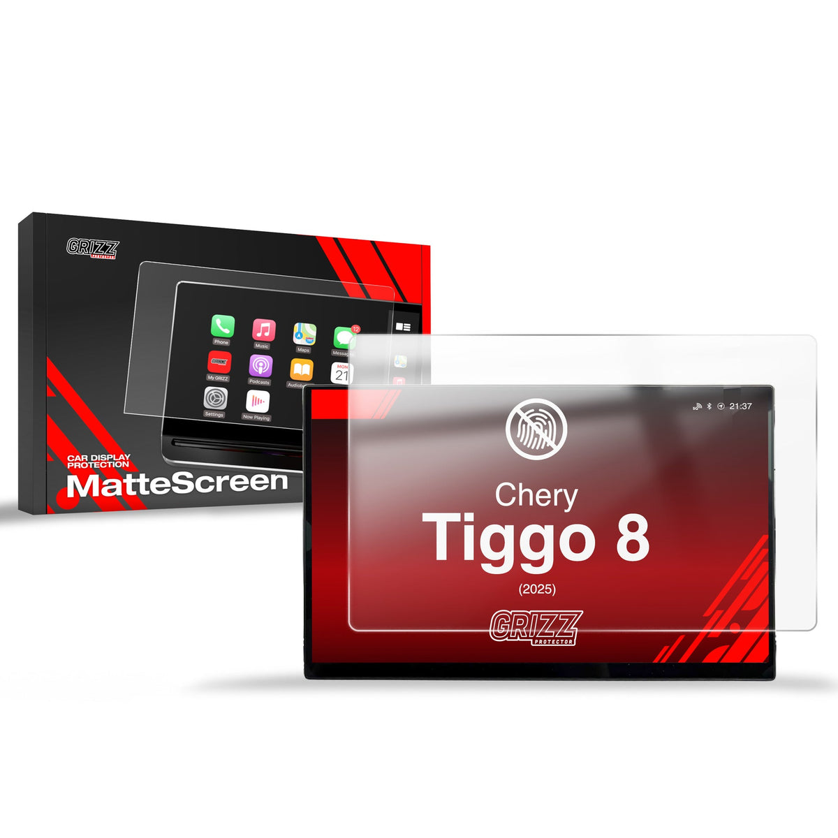 Folie de protecție pentru ecran pentru Chery Tiggo 8 15,6" (2025) Anti-Amprentă, Mată