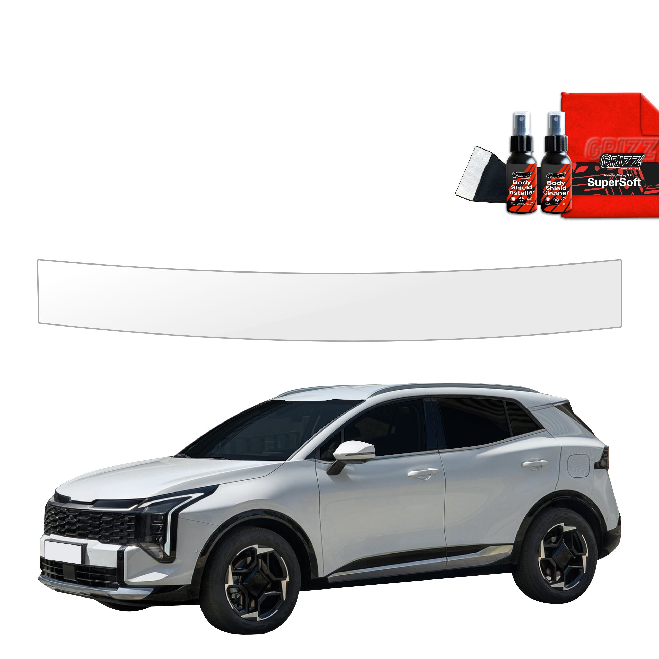 Folie de protecție pentru pragul portbagajului - Kia Sportage 5 Facelift (2025)