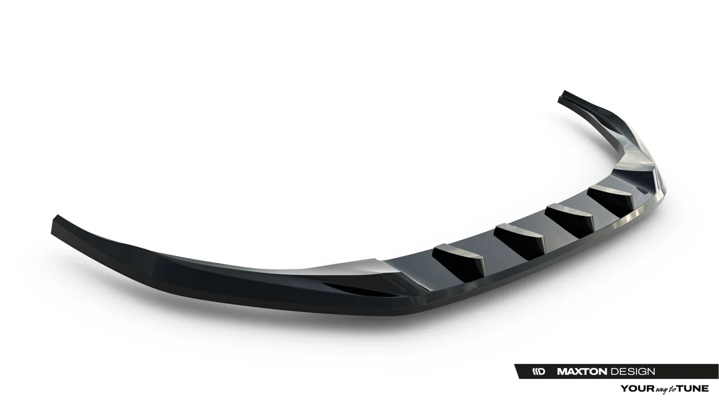 Prelungire bara fata fusta spoiler lip splitter V.2 Audi A3 Sedan 8Y Facelift - Maxton Design