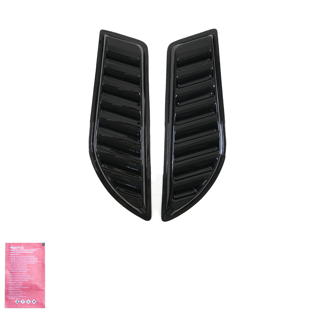 Guri De Ventilație Capotă Compatibile Cu UNIVERSAL Pick-Up (Negru Lucios)