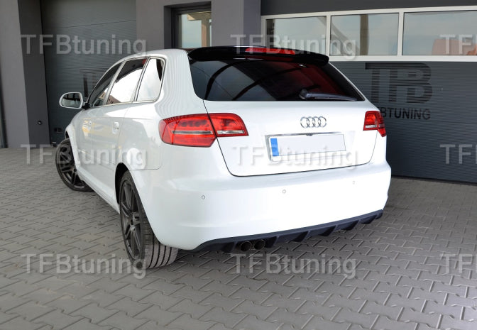 Difuzor bara spate Audi A3 8P Coupe Sportback Facelift Rs3 S3 S-line