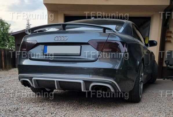 Difuzor bara spate spoiler fusta lip AUDI A5 8T SPORTBACK 2011-2016 pentru bara S-LINE S5 TFB TUNING