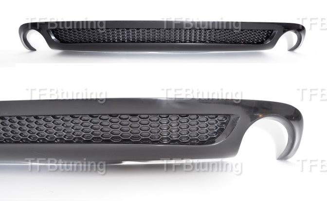 Difuzor bara spate spoiler fusta lip AUDI A6 C6 2004-2009 SEDAN Sline S-line S line S6 RS6 evacuare stanga dreapta TFB TUNING ROMANIA