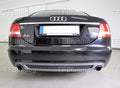 Difuzor bara spate spoiler fusta lip AUDI A6 C6 2004-2009 SEDAN Sline S-line S line S6 RS6 evacuare stanga dreapta TFB TUNING ROMANIA
