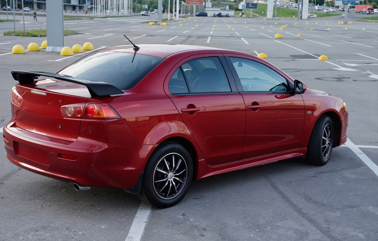 Eleron luneta portbagaj MITSUBISHI LANCER VIII EX 2007-2016 GTS negru lucios TFB TUNING