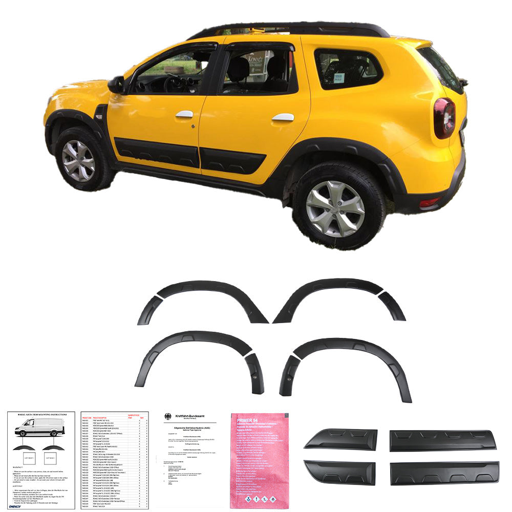 Kit Caroserie Compatibil Cu DACIA Duster Seria 2 2018+ Parkassist (Offroad)
