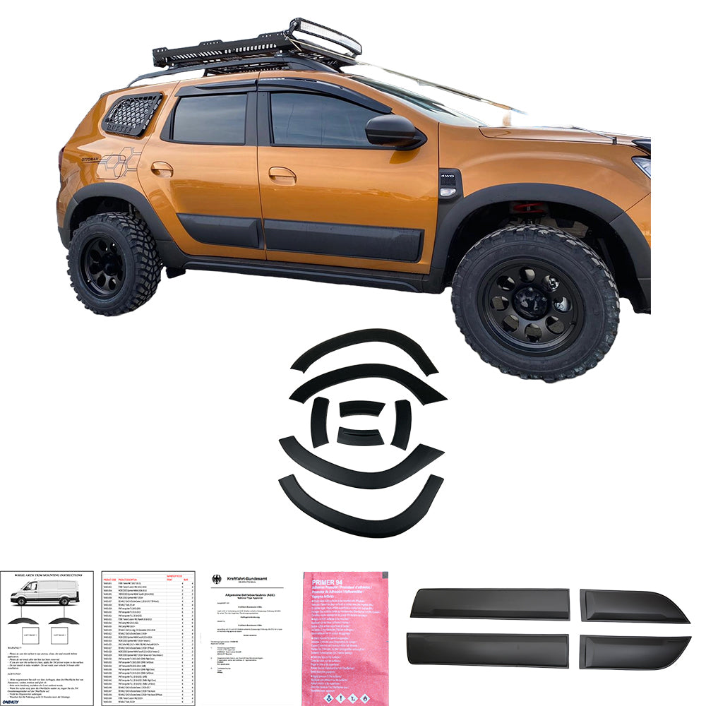 Kit Caroserie Compatibil Cu DACIA Duster Seria 2 2018+ (Fără Marcaj Duster)