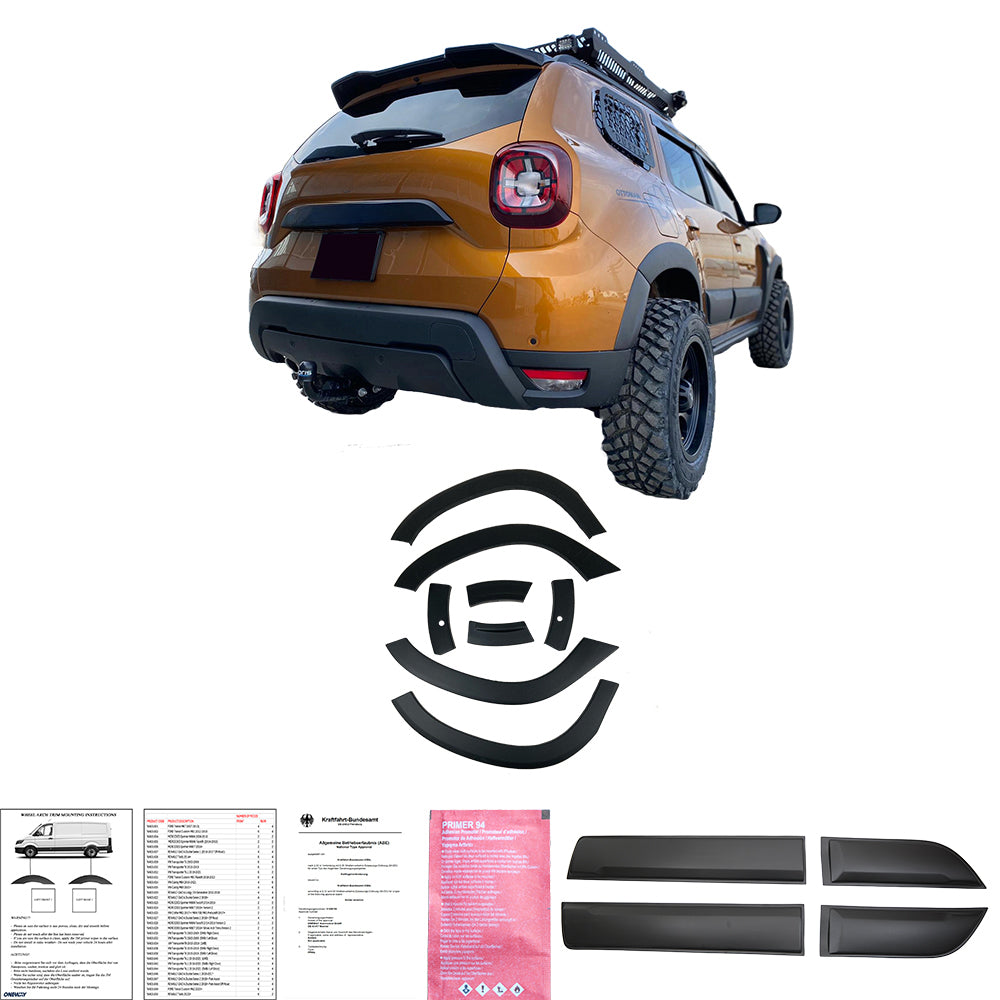 Kit Caroserie Compatibil Cu DACIA Duster Seria 2 2018+ Parkassist (Fără Marcaj Duster)