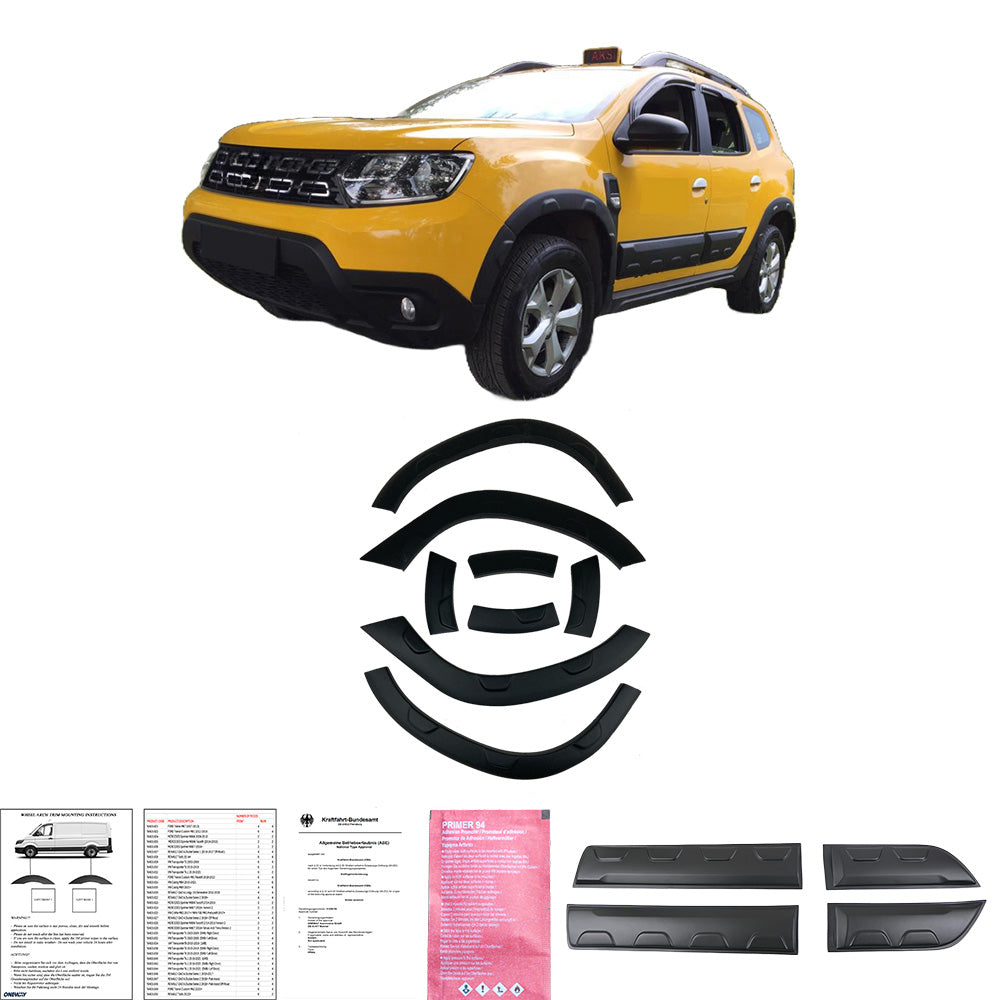 Kit Caroserie Compatibil Cu DACIA Duster Seria 2 2018+ (Offroad) (Fără Marcaj Duster)