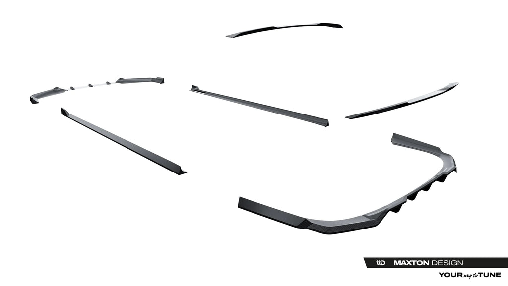 BODY KIT Prepreg Carbon Fiber Splitters BMW 7 / i7 M-Pack G70 - Maxton Design