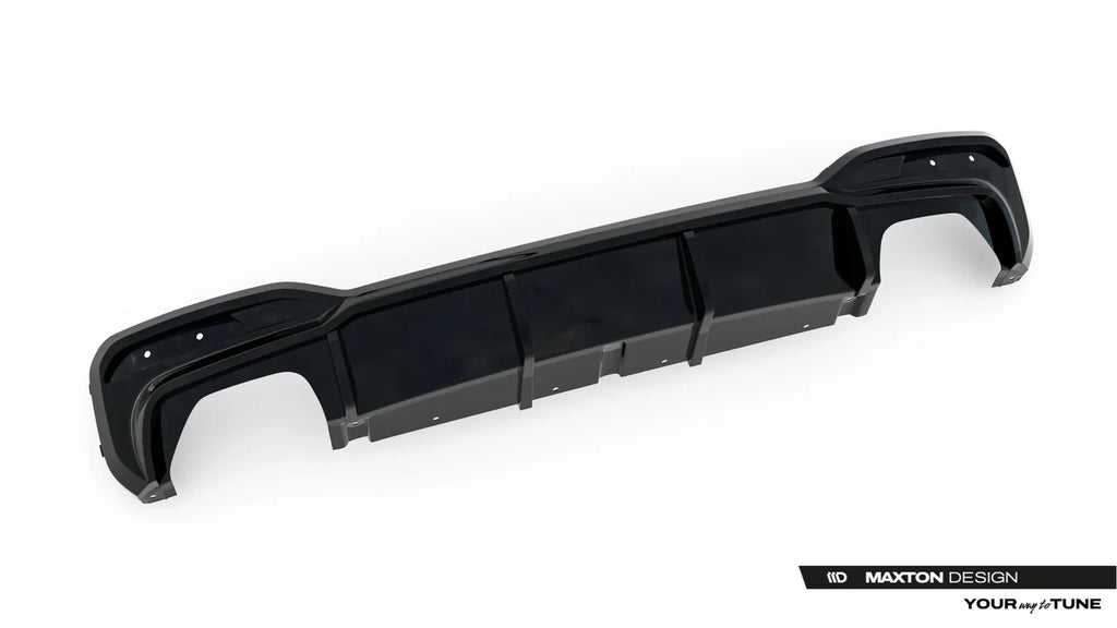 Prelungire difuzor bara spate spoiler fusta lip cu aripioare laterale BMW 5 M-Pack Sedan / Touring G30 / G31 / G30 Facelift / G31 Facelift - Maxton Design